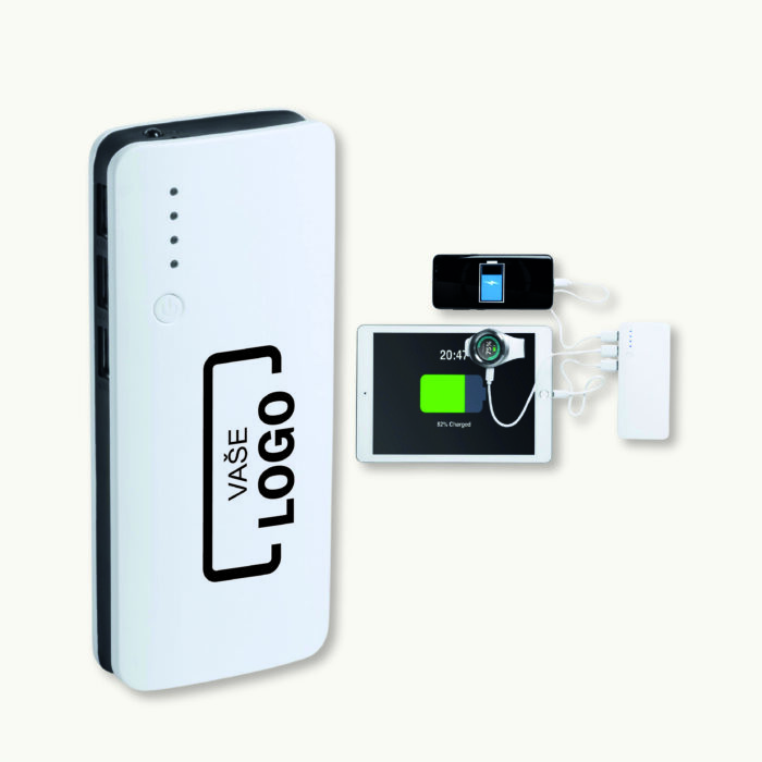 powerbanky 10 000 mAh s potiskem