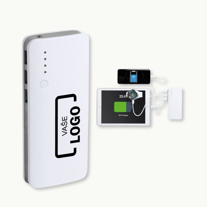 powerbanky 10 000 mAh s potiskem