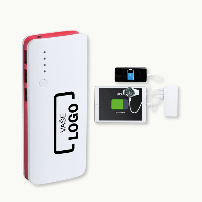 powerbanky 10 000 mAh s potiskem